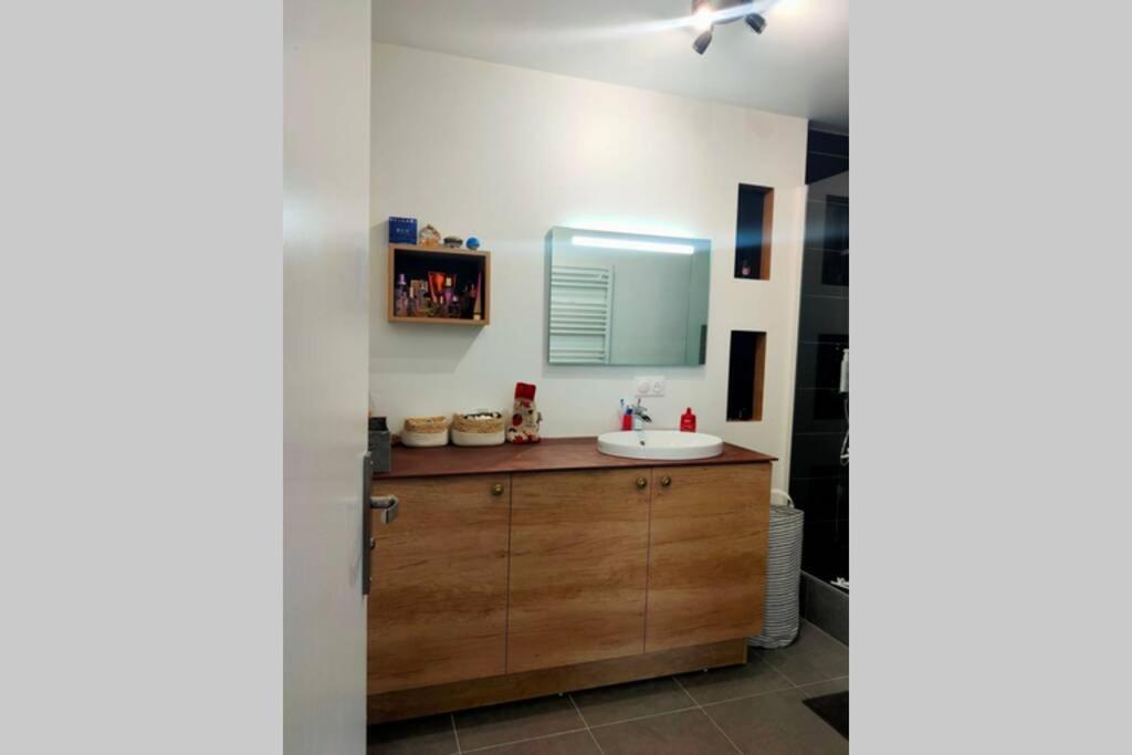 Logement Entier+ Jardin Prive Et Parking 2Places 鲁昂 外观 照片